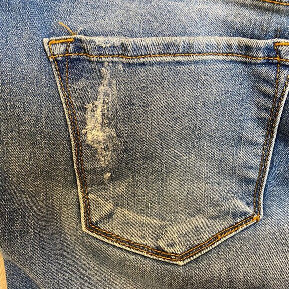 KanCan Womens Jeans 15/31 Distressed Medium Wash Cotton Blend Casual Style - Picture 16 of 16